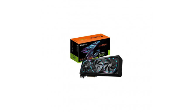 GIGABYTE AORUS GeForce RTX 5090 MASTER 32G Graphics Card - 32GB GDDR7, 512bit, PCI-E 5.0, 2655MHz Co