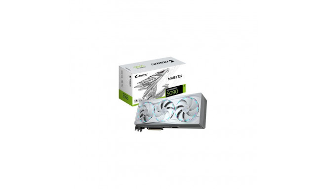GIGABYTE AORUS GeForce RTX 5090 MASTER ICE 32G Graphics Card - 32GB GDDR7, 512bit, PCI-E 5.0, 2655MH