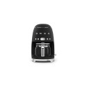 Smeg 50's Style Drip Filter Coffee Machine DCF02BLMEU Black