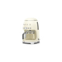 Smeg 50&#039;s Style Drip Filter Coffee Machine DCF02CREU Cream
