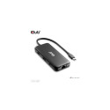 CLUB3D 8-1 Portable Dock USB Type-C® 10Gbps to HDMI™ and DisplayPort™ 8K30Hz PD Max.100Watt