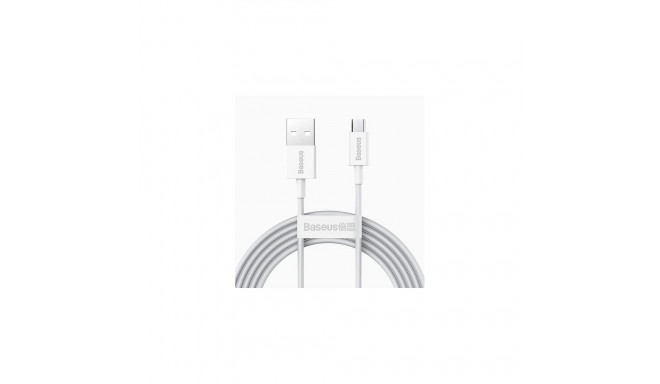 Baseus Superior USB cable USB 2.0 2 m USB A Micro-USB A White