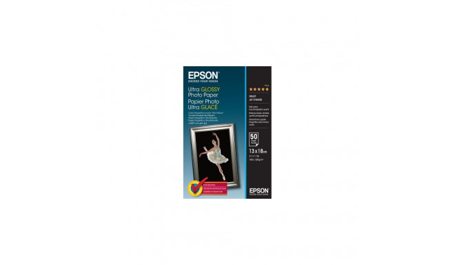 Epson Ultra Glossy Photo Paper - 13x18cm - 50 Sheets