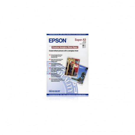 Epson Premium Semigloss Photo Paper, DIN A3+, 250g/m², 20 Sheets