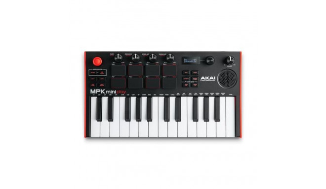Akai MPK Mini Play Mk3 MIDI keyboard 25 keys USB Black, Red
