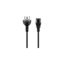Goobay IEC Cord Denmark Type K, 2 m, Black