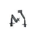 Hagor 8702 monitor mount / stand 109.2 cm (43") Desk Black