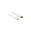 DeLOCK Mini Displayport/Displayport, 0.5 m White
