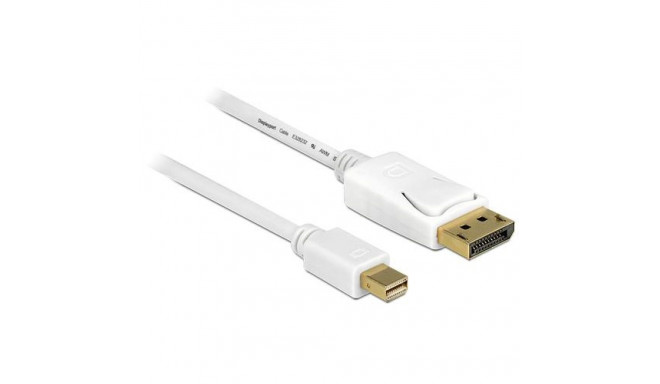 DeLOCK 83481 DisplayPort cable 1 m Mini DisplayPort White