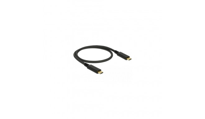 DeLOCK 83042 USB cable USB 3.2 Gen 2 (3.1 Gen 2) 0.5 m USB C Black