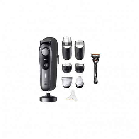 Braun BeardTrimmer BT9420 Battery 40 2 cm Wet & Dry Black, Grey