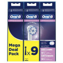 Oral-B Sensitive Clean 80339524 toothbrush head 9 pc(s) White