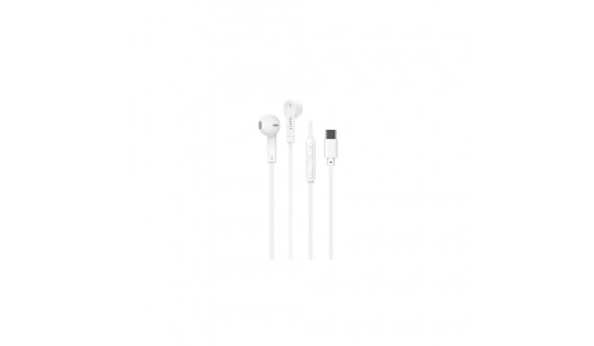 Havit E336C - wired earbuds, white