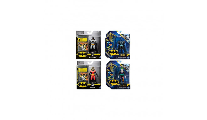 DC Comics BATMAN, 4-Inch Rebirth BATMAN Action Figure with 3 Mystery Accessories, Mission 2