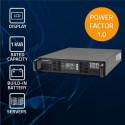 Qoltec 52285 uninterruptible power supply (UPS) Double-conversion (Online) 1 kVA 1000 W 2 AC outlet(