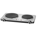 Clatronic DKP 3668 E Black, Stainless steel Countertop Sealed plate 2 zone(s)