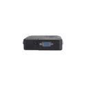 Manhattan KVM Switch Compact 4-Port, 4x USB-A, Cables included, Audio Support, Control 4x computers 
