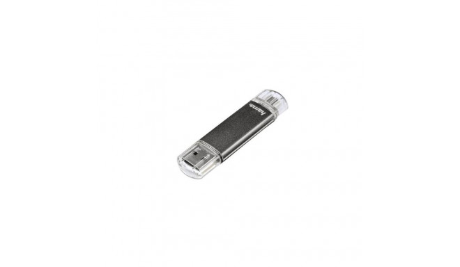 Hama Laeta Twin 16GB USB flash drive USB Type-A 2.0 Grey