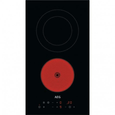 AEG HRB32310CB Black Built-in 30 cm Ceramic 2 zone(s)