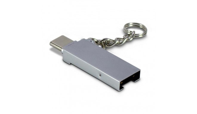 Inter-Tech 88885469 card reader USB 2.0 Type-A/Type-C Internal Zinc