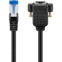 Goobay 65641 networking cable Black 0.5 m Cat6a S/FTP (S-STP)