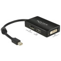 DeLOCK 0.16m DisplayPort/Displayport + HDMI + DVI Mini DisplayPort DisplayPort + DVI + HDMI Black