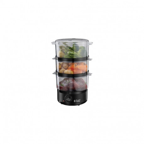 Russell Hobbs 26530-56 steam cooker 3 basket(s) Freestanding 400 W Black, Translucent