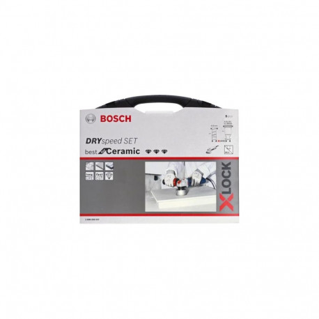Bosch 2608599037 Kit frese a secco diamantate 5 parti 1 pz. Cutter