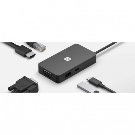 Microsoft 1E4-00002 laptop dock/port replicator Black