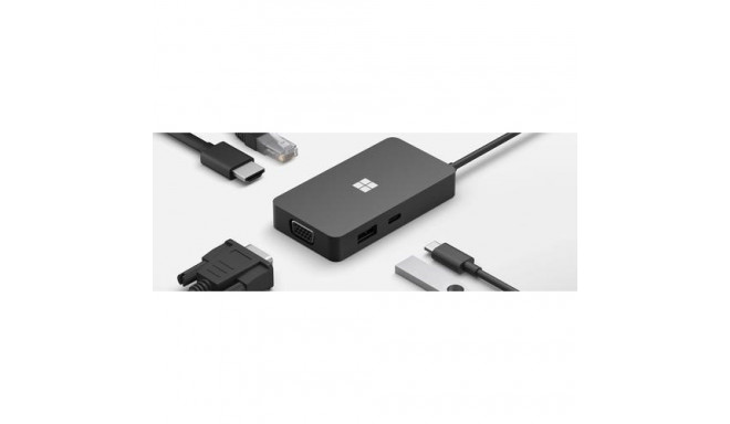Microsoft 1E4-00002 laptop dock/port replicator Black