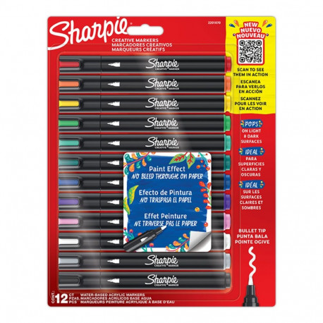 1x12 Sharpie Creative Marker Acrylic Ballpoint Pen