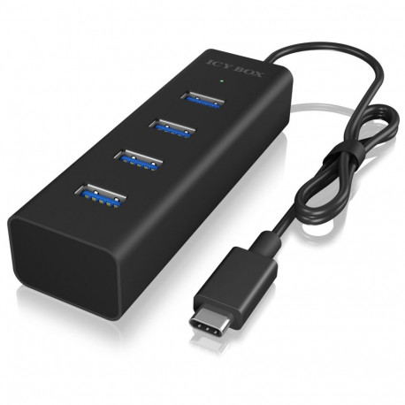 ICY BOX IB-HUB1409-C3 Type-C 4-portiline USB 3.2 jaotur