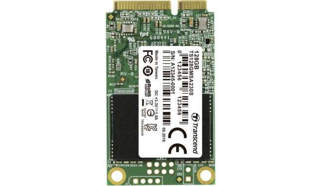 Transcend SSD MSA230S 128GB mSATA SATA III