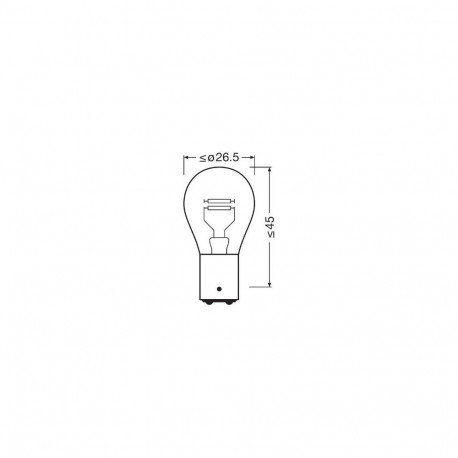 12V P21/5W BAY15D 2xblister
