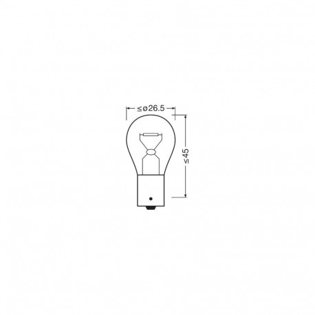 12V PY21W 21W BAU15S kollane