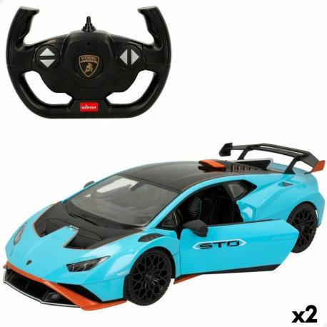 Kaugjuhitav Auto Lamborghini Huracán STO Sinine 1:14 (2 Ühikut)