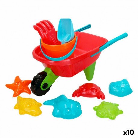 Rannalelude komplekt Colorbaby Käru polüpropüleen (10 Ühikut)