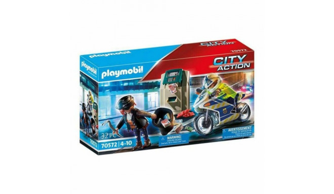 Playset City Action Police Motorbike Playmobil 70572 (32 pcs)