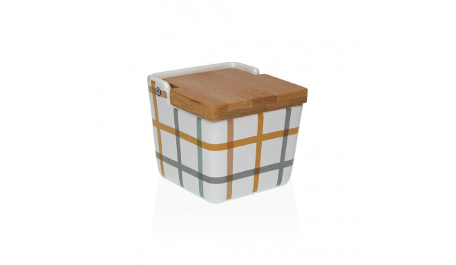 Salt Shaker with Lid Versa Peter Ceramic 8,8 x 8,5 x 8,8 cm
