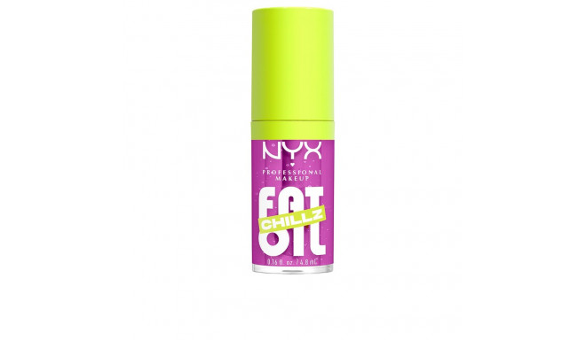 NYX PROFESSIONAL MAKE UP FAT OIL CHILLZ brillo de labios #Strawberry Slush 4,8 ml