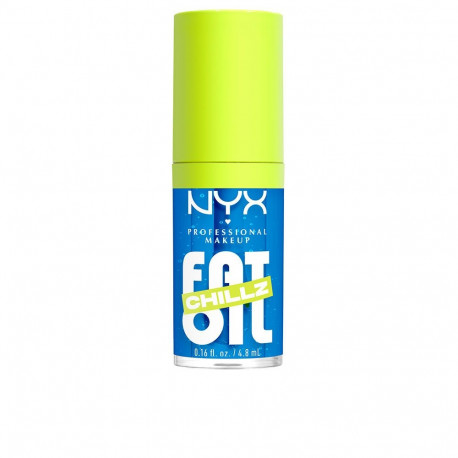 NYX PROFESSIONAL MAKE UP FAT OIL CHILLZ brillo de labios #Polar Peppermint 4,8 ml