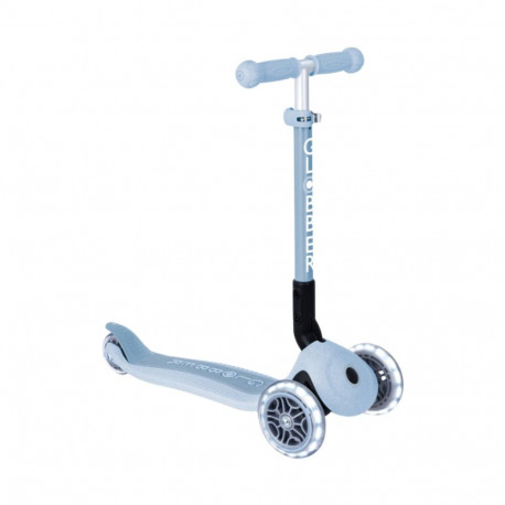 SMJ Globber kolmerattaline tõukeratas 692-501 Junior kokkupandav valgustusega Eco, helesinine