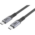 USB kaabel Microconnect USB-C - USB-C, 100W, 40Gbps, 1m