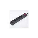Power extension cord Gembird 5 outlets 3m