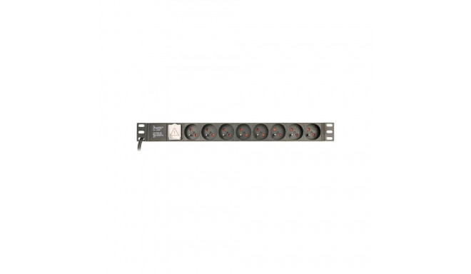Gembird Rack toiteplokk 8x prantsuse 3m (EG-PDU-014-F)