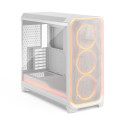 Fractal Design Meshify 3 XL Ambience Pro RGB valge TG läbipaistev toon ATX toiteplokk kaasas ei