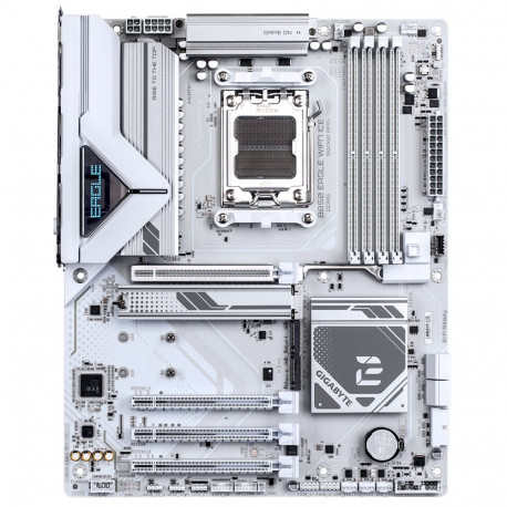 Gigabyte B850 EAGLE WF7 ICE protsessoripere AMD protsessoripesa AM5 DDR5 toetatud kõvaketta liidesed