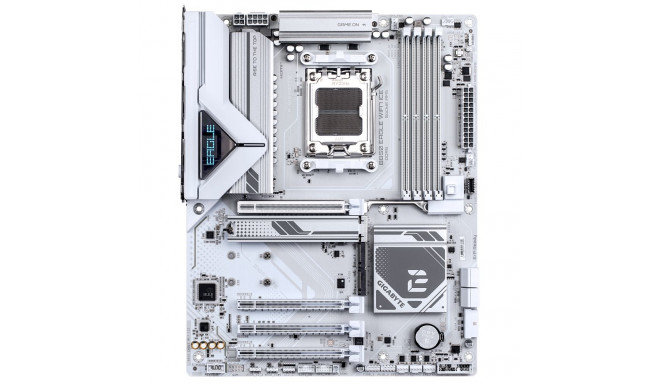 Gigabyte B850 EAGLE WF7 ICE protsessoripere AMD protsessoripesa AM5 DDR5 toetatud kõvaketta liidesed