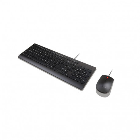 Lenovo Essential Wired Combo Keyboard and Mouse | Keyboard and Mouse Set | Wired | Mouse included | 