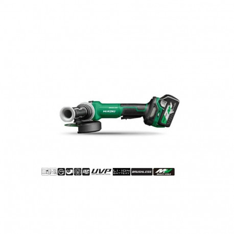 HIKOKI.ANGLE GRINDER.36V 125mm G3613DVF WQZ 2x2.5Ah MV BL DEAD SWITCH HSC